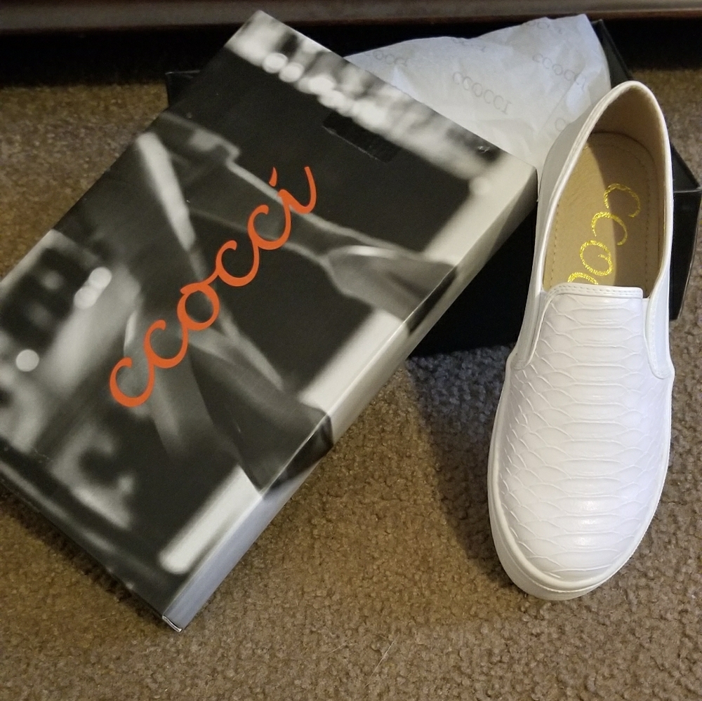 White cocchi shoes